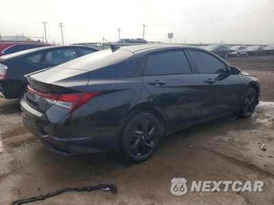 Trzecie zdjęcie samochodu z tyłu: 2021 HYUNDAI ELANTRA SEL VIN:5NPLM4AG0MH018902 - miniatura