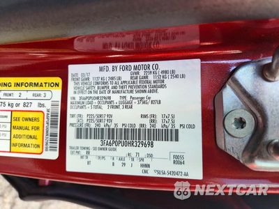Zdjęcie 12 z 12 samochodu: 2017 FORD FUSION SE PHEV VIN:3FA6P0PU0HR329698 - miniatura