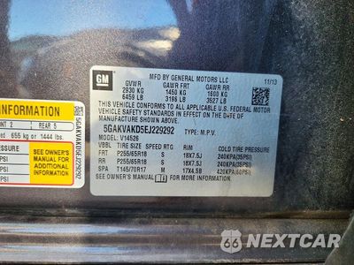 Zdjęcie 14 z 14 samochodu: 2014 BUICK ENCLAVE VIN:5GAKVAKD5EJ229292 - miniatura