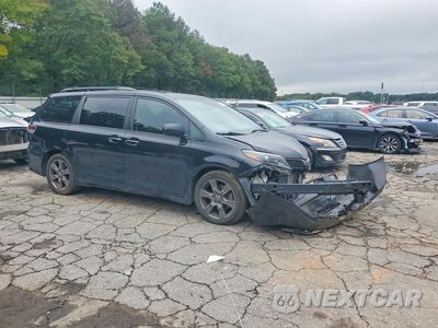 Czwarte zdjęcie samochodu z boku: 2020 TOYOTA SIENNA SE 8-PASSENGER VIN:5TDXZ3DC5LS042174 - miniatura