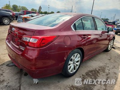 Trzecie zdjęcie samochodu z tyłu: 2017 SUBARU LEGACY 2.5I VIN:4S3BNAB68H3066145 - miniatura