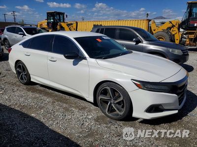 Czwarte zdjęcie samochodu z boku: 2022 HONDA ACCORD SPORT SE VIN:1HGCV1F44NA003940 - miniatura