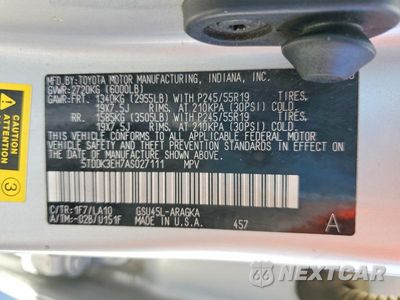 Zdjęcie 14 z 14 samochodu: 2010 TOYOTA HIGHLANDER LIMITED VIN:5TDDK3EH7AS027111 - miniatura