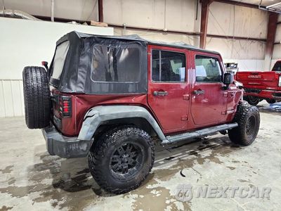 Trzecie zdjęcie samochodu z tyłu: 2010 JEEP WRANGLER UNLIMITED SPORT VIN:1J4BA3H17AL177711 - miniatura