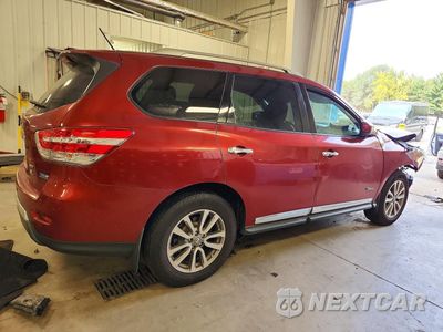 Trzecie zdjęcie samochodu z tyłu: 2014 NISSAN PATHFINDER HYBRID SL VIN:5N1CR2MM7EC642163 - miniatura