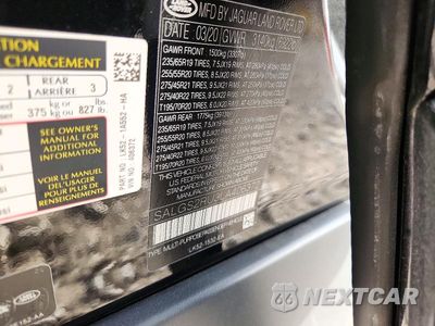 Zdjęcie 13 z 13 samochodu: 2020 LAND ROVER RANGE ROVER HSE VIN:SALGS2RU3LA406372 - miniatura