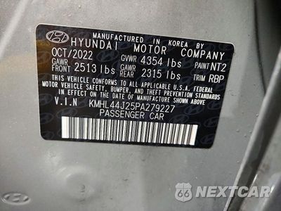 Zdjęcie 13 z 13 samochodu: 2023 HYUNDAI SONATA SEL PLUS VIN:KMHL44J25PA279227 - miniatura