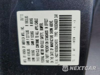 Zdjęcie 13 z 13 samochodu: 2013 HONDA ACCORD LX-S VIN:1HGCT1B36DA024970 - miniatura