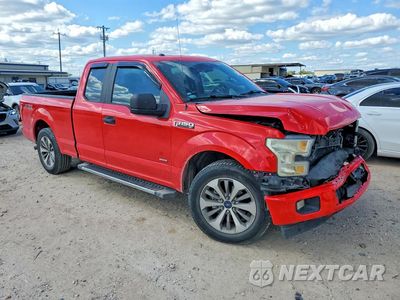 Czwarte zdjęcie samochodu z boku: 2017 FORD F150 SUPER CAB VIN:1FTEX1CP1HKC23115 - miniatura