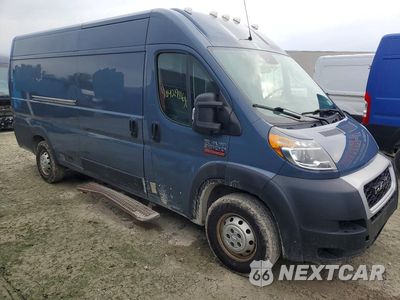 Czwarte zdjęcie samochodu z boku: 2021 RAM PROMASTER 3500 DELIVERY VAN VIN:3C6MRVJG9ME540807 - miniatura