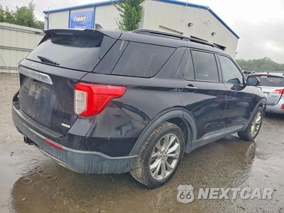 Trzecie zdjęcie samochodu z tyłu: 2020 FORD EXPLORER XLT VIN:1FMSK7DH0LGB00859 - miniatura
