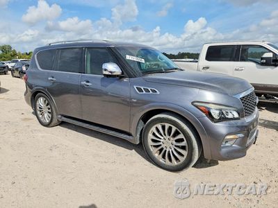 Czwarte zdjęcie samochodu z boku: 2015 INFINITI QX80 BASE VIN:JN8AZ2NF8F9570050 - miniatura