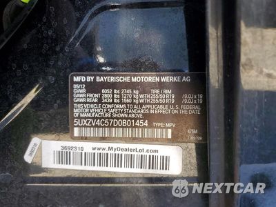 Zdjęcie 14 z 14 samochodu: 2013 BMW X5 XDRIVE35I VIN:5UXZV4C57D0B01454 - miniatura
