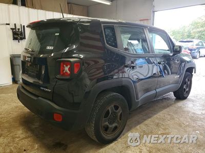Trzecie zdjęcie samochodu z tyłu: 2017 JEEP RENEGADE SPORT VIN:ZACCJBABXHPF29080 - miniatura