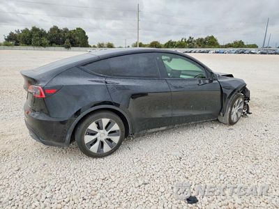 Trzecie zdjęcie samochodu z tyłu: 2021 TESLA MODEL Y VIN:5YJYGDEE6MF081491 - miniatura