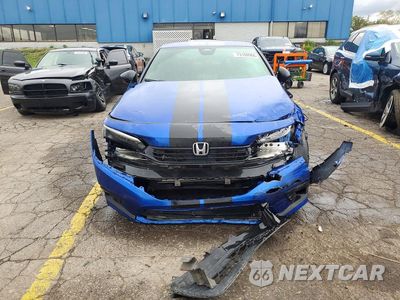 Piąte zdjęcie samochodu w środku: 2022 HONDA CIVIC SPORT VIN:2HGFE2F54NH564197 - miniatura