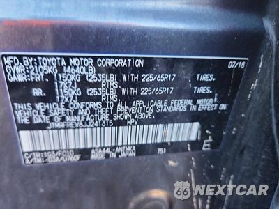 Zdjęcie 13 z 13 samochodu: 2018 TOYOTA RAV4 XLE VIN:JTMRFREV8JJ241315 - miniatura