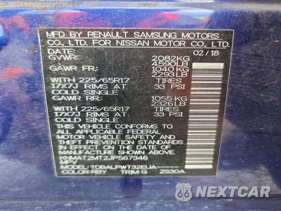 Zdjęcie 12 z 12 samochodu: 2018 NISSAN ROGUE S VIN:KNMAT2MT2JP567346 - miniatura