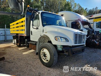Czwarte zdjęcie samochodu z boku: 2014 FREIGHTLINER BUSINESS CLASS M2 FLATBED TRUCK VIN:1FVACXDT1EHFR6972 - miniatura