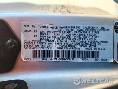 Zdjęcie 13 z 13 samochodu: 2005 TOYOTA TACOMA ACCESS CAB VIN:5TEUU42N15Z035563 - miniatura