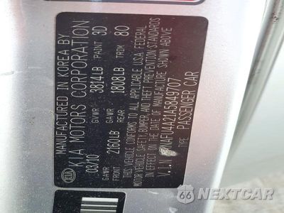 Zdjęcie 12 z 12 samochodu: 2010 KIA FORTE EX VIN:KNAFU4A21A5849707 - miniatura