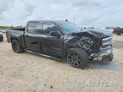 Czwarte zdjęcie samochodu z boku: 2015 CHEVROLET SILVERADO C1500 LT VIN:3GCPCREH9FG203787 - miniatura