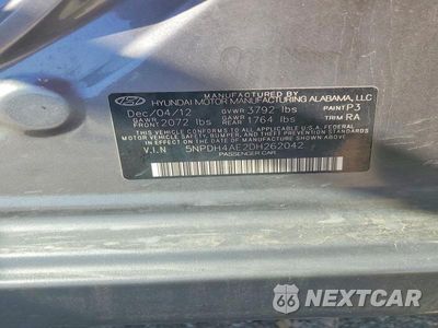 Zdjęcie 12 z 12 samochodu: 2013 HYUNDAI ELANTRA GLS VIN:5NPDH4AE2DH262042 - miniatura