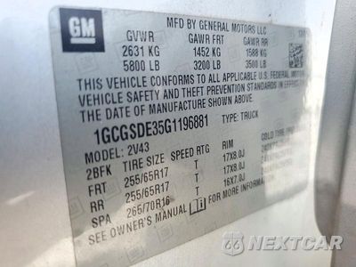 Zdjęcie 12 z 12 samochodu: 2016 CHEVROLET COLORADO Z71 VIN:1GCGSDE35G1196881 - miniatura