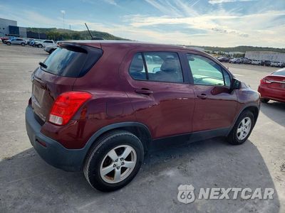 Trzecie zdjęcie samochodu z tyłu: 2016 CHEVROLET TRAX LS VIN:3GNCJNSB0GL228171 - miniatura