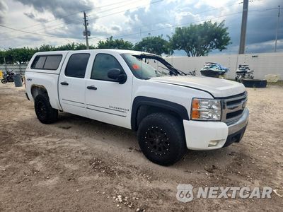Czwarte zdjęcie samochodu z boku: 2007 CHEVROLET SILVERADO K1500 CREW CAB VIN:2GCEK13MX71614542 - miniatura