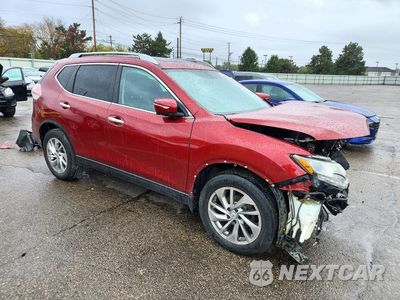 Czwarte zdjęcie samochodu z boku: 2014 NISSAN ROGUE SL VIN:5N1AT2MV8EC782370 - miniatura