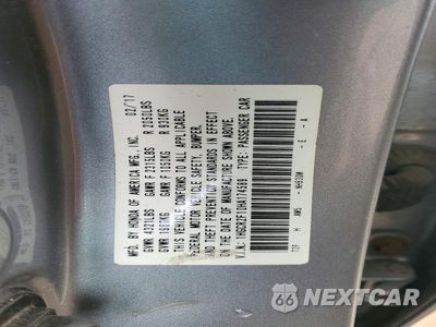 Zdjęcie 12 z 12 samochodu: 2017 HONDA ACCORD SPORT SPECIAL EDITION VIN:1HGCR2F10HA174589 - miniatura