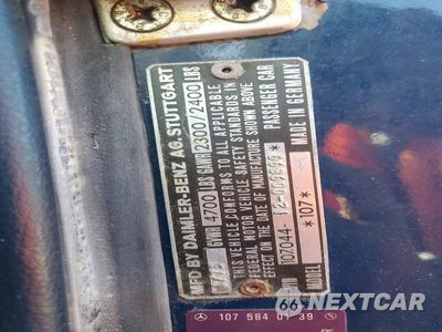 Zdjęcie 13 z 13 samochodu: 1973 MERCEDES-BENZ 450 SL VIN:10704412009899 - miniatura