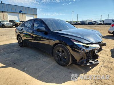 Czwarte zdjęcie samochodu z boku: 2023 HYUNDAI ELANTRA SEL VIN:KMHLM4AG6PU549916 - miniatura