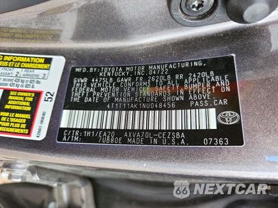 Zdjęcie 13 z 13 samochodu: 2022 TOYOTA CAMRY SE VIN:4T1T11AK1NU048456 - miniatura
