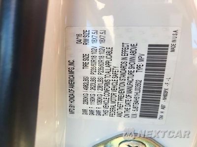 Zdjęcie 13 z 13 samochodu: 2017 ACURA RDX TECHNOLOGY VIN:5J8TB4H51HL003502 - miniatura