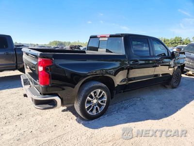 Trzecie zdjęcie samochodu z tyłu: 2022 CHEVROLET SILVERADO LTD K1500 LT VIN:1GCUYDED9NZ102557 - miniatura