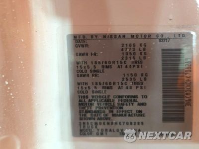 Zdjęcie 13 z 13 samochodu: 2017 NISSAN NV200 SV VIN:3N6CM0KN0HK708289 - miniatura