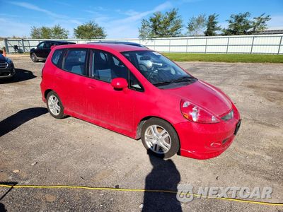 Czwarte zdjęcie samochodu z boku: 2008 HONDA FIT SPORT VIN:JHMGD38618S024979 - miniatura