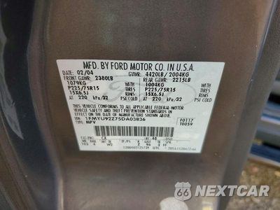 Zdjęcie 13 z 13 samochodu: 2005 FORD ESCAPE VIN:1FMYU92Z75DA03836 - miniatura