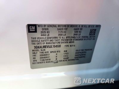 Zdjęcie 13 z 13 samochodu: 2018 GMC TERRAIN SLE VIN:3GKALMEV9JL164508 - miniatura