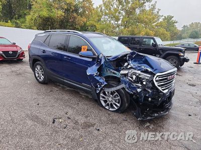 Czwarte zdjęcie samochodu z boku: 2022 GMC TERRAIN SLT VIN:3GKALPEV7NL197501 - miniatura