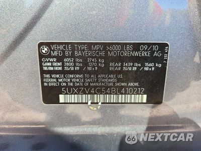 Zdjęcie 13 z 13 samochodu: 2011 BMW X5 XDRIVE35I VIN:5UXZV4C54BL410212 - miniatura