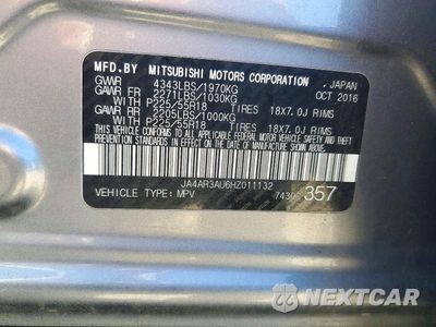 Zdjęcie 13 z 13 samochodu: 2017 MITSUBISHI OUTLANDER SPORT ES VIN:JA4AR3AU6HZ011132 - miniatura