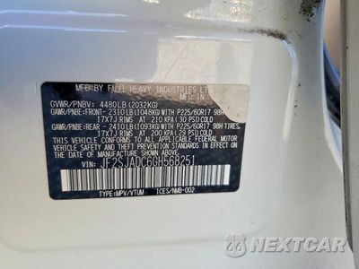 Zdjęcie 13 z 13 samochodu: 2016 SUBARU FORESTER 2.5I PREMIUM VIN:JF2SJADC6GH568251 - miniatura