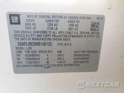 Zdjęcie 13 z 13 samochodu: 2017 GMC TERRAIN DENALI VIN:2GKFLVE33H6156123 - miniatura