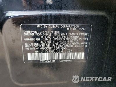Zdjęcie 13 z 13 samochodu: 2018 SUBARU FORESTER 2.0XT TOURING VIN:JF2SJGWC0JH411743 - miniatura