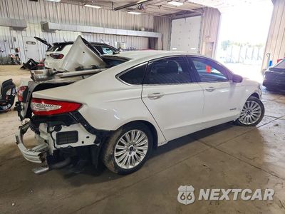 Trzecie zdjęcie samochodu z tyłu: 2016 FORD FUSION SE HYBRID VIN:3FA6P0LU6GR172554 - miniatura