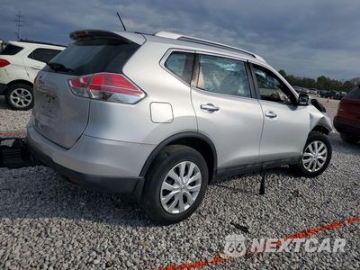 Trzecie zdjęcie samochodu z tyłu: 2016 NISSAN ROGUE S VIN:5N1AT2MT2GC844377 - miniatura