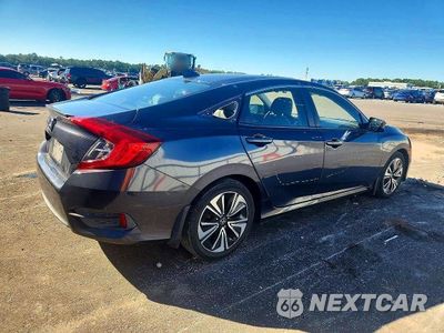 Trzecie zdjęcie samochodu z tyłu: 2018 HONDA CIVIC EX VIN:JHMFC1F41JX007130 - miniatura